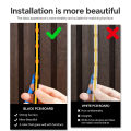 Smart Penetrable Wood COB LED Strip Touch Sensor Light 1-6 PCS 1-3m Black PCB Embedded Cabinet TV Wall Backlight Parallel Lights pen gpt lightify pen gpt. 