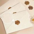 Vintage Envelopes Letter Writing Stamp Wax Seal Stickers Postcards Wedding  Wrap Envelopes. 