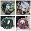 Game The Freak Circus Figure Pierrot Harlequin Brooch Round Tinplate Badge Backpack Decoration Pins Accessories Prop.