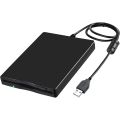 Floppy Disk Reader Drive 3.5" 1.44MB FDD External USB Floppy Diskette Drive for Windows 11/10/8/7/XP/Vista Mac PC Laptop Desktop. 