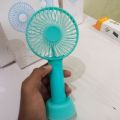 Cute Hand Fan for School Kids & Girls - 6 Speed Mini Rechargeable Handheld Fan with USB, Lanyard & Stand | Long-Lasting Battery Fan for Travel, Desk, Outdoor (2025 New Model). 