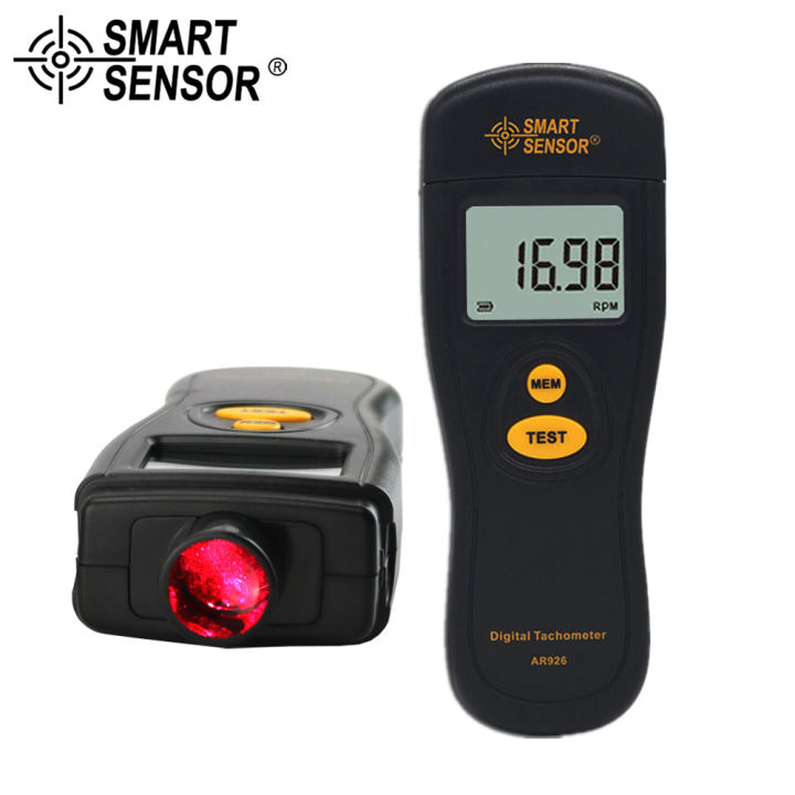 Digital Tachometer Rotational Speed Meter Contact Motor RPM Meter AR925 ...