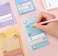 4 IN 1 Cute Cartoon Animal Shape Creative Sticky Notes Notebook Cute Note paper Index stickers office school.
