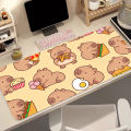 Gaming Mouse Pad Computer Kawaii Capybara Pattern Desk Mouse Mat Gamer Professional Premium Mousepad Speed Control Accessories. 