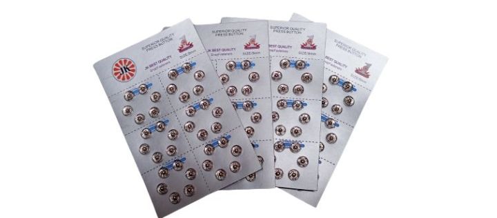 (Pack of 36) Press Button Tich Button Snap Button (High Quality Tich Button) Stainless Steel