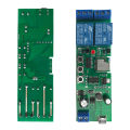 2CH Ewelink Smart Switch 2 Channel Wifi Relay Rolling Door Switch USB 5V DC 7-32V Motor Curtain Switch. 