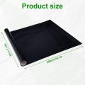 30/40cm Fish Tank Background Sticker Black Static Cling Film Adhesive-Backed Film Wallpaper Aquarium Background Decorations. 
