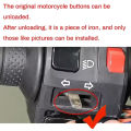 For BURGMAN AN125 AN250 AN400 AN650 AN 650 Burgman 400 650 125 200 CNC Aluminum Motorcycle Button Turn Signal Switch Key Cap. 