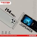 MYFON i14 Pro + - 2.4 Inch Display - 2500mAH Battery - Dual Sim - Iphone Type Camera - PTA Approved - Wireless FM Radio - Flash Torch Light - Audio & Video Player - Auto Call recording - 1 Year Brand warranty. 