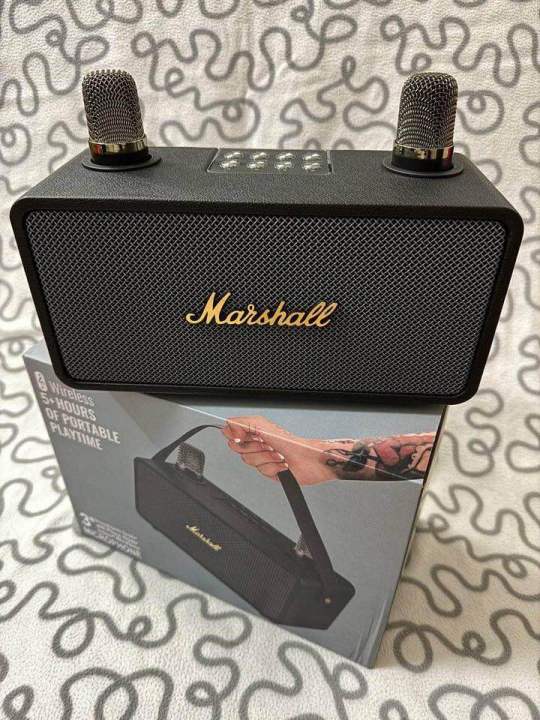 Marshall%20M28%20Karoake%20System%20Portable%20Bluetooth%20Speaker%20With%202%20Wirless%20Microphones%20-%20Image%206