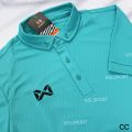 Warrix Polo Shirt Warrix Shirt, Classic Polo Model, Short Sleeves, Collar, Solid Color, No Need to Iron Wa3315 Wa-3315 Wa-3315N Micro Polyester Fabric Blue/Pink/Jaumala/Green/Red/Yellow. 