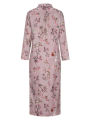 2024 Summer New Fashion Long Women's Dress Single Breasted Long Sleeved Elegant Print Loose Vacation Banquet Dress.