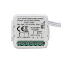 Tuya Smart Dry Contact Switch Module DC5V/12-48V AC110-240V DIY Breaker Relay Compatible with Alexa  Home. 