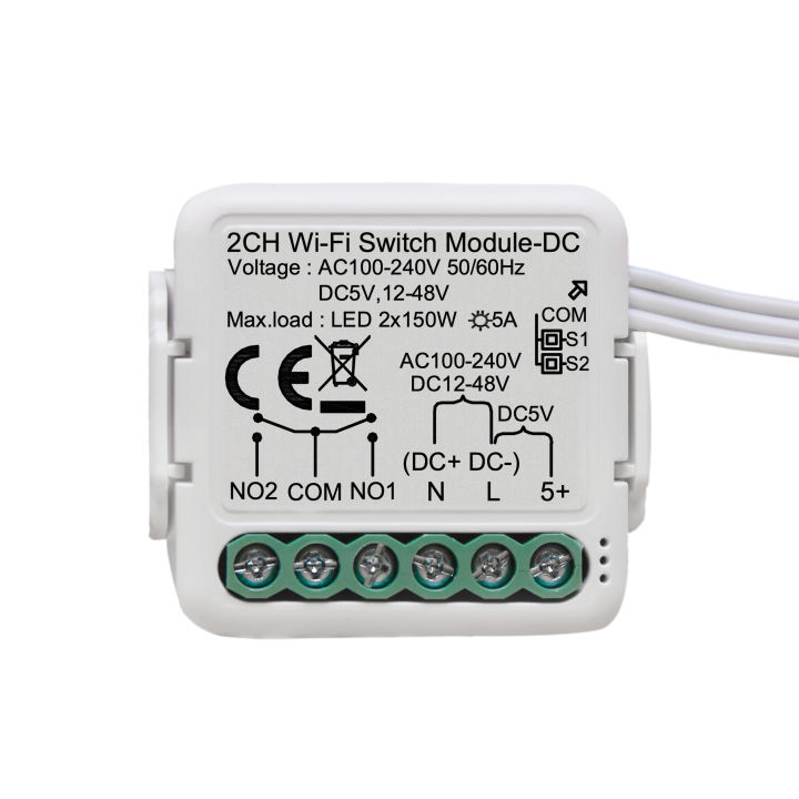 Tuya%20Smart%20Dry%20Contact%20Switch%20Module%20DC5V/12-48V%20AC110-240V%20DIY%20Breaker%20Relay%20Compatible%20with%20Alexa%20%20Home%20-%20Image%205