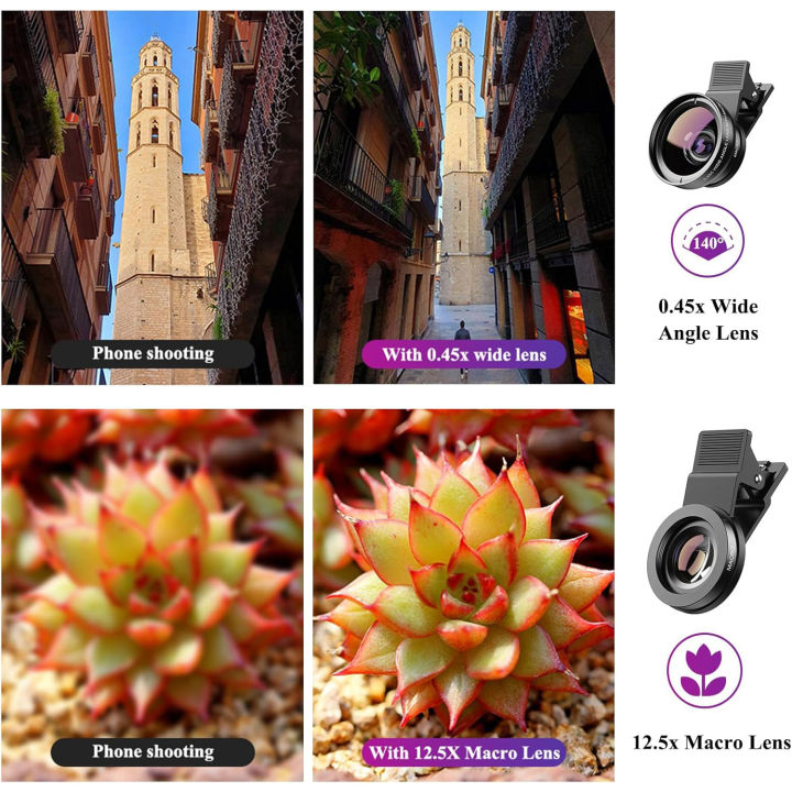 2in1%20Phone%20Camera%20Lens%20Kit%2012.5X%20Macro%20Lens%20for%20iPhone%2016%2015%2014%200.45X%20Wide%20Angle%20Lens%20for%20%20S25%20%20%20clip%20on%20Lens%20-%20Image%204