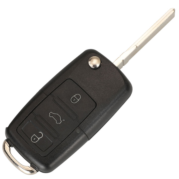 jingyuqin%203%20Button%20Flip%20Remote%20Car%20Key%20Fob%20For%20VW%20PASSAT%20Polo%20Skoda%20Seat%20Polo/Golf/Beetle%201J0959753%20DA/AH%201K0959753G%20434Mhz%20ID48%20-%20Image%202