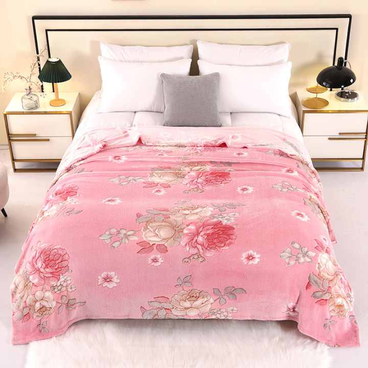 1pc%20Floral%20Style%20Warm%20Bedspread%20Fleece%20Blanket%20Plaid%20Travel%20Shawl%20Sofa%20Nap%20Blanket%20Home%20Bedsheet%20Manta%2070X100cm%20Suitable%20For%20Pet%20-%20Image%206