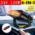 12/24V Car Heater 2 in 1 Car Cooling & Heater Fan Car Windshield Fast Heating Defrost Defogger Electric Heating Dryer Demister. 