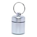 Aluminum Pill Case Key Chain Waterproof Seal Medicine Organizer Bone Ash Box Capsule Holder Container Metal Pill Holder Keyring.