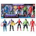 5pcs/set 11.5 cm Superheroes The Avengers 2 Age Of Ultron Iron man Hulk Captain America Thor PVC. 