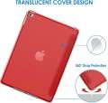 JETech Case for iPad Air 2 (2nd Generation), Smart Cover Auto Wake/Sleep (Red. 