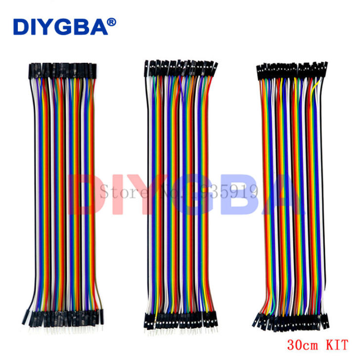 Dupont Line 40pcs 30CM 40Pin Male to Male + Male to Female and Female ...