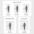 1pc Lightweight Shower Curtain Liner with Hooks, Plastic Leaf Waterproof Bathroom Curtain Liner, Bath Curtain for Bathtub Decor. 