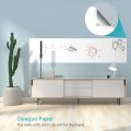 "Whiteboard Sticker Sheet (6x1.3 ft) with Restickable Adhesive and Piano Marker". 
