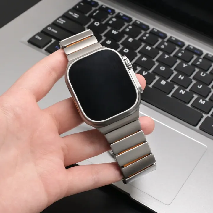 Titanium%20Metal%20Band%20For%20Apple%20Watch%20Ultra%203%202%2049mm%20Series%2011%2010%2046mm%209%208%207%2045mm%20Butterfly%20Clasp%20Men%20Strap%20For%20iWatch%206%20SE%203%2044mm%20-%20Image%202