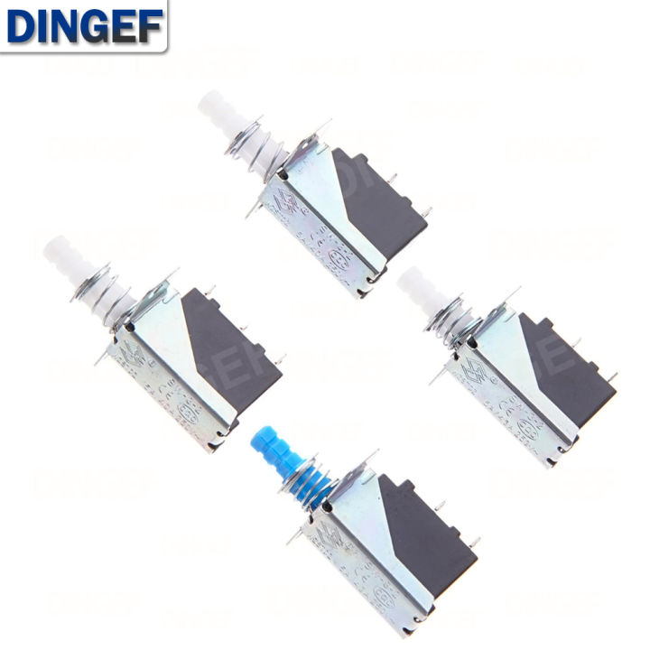 5PCS AC 250V 5A/40A Latching SPST Push Button Power 3PIN 2Pin Switch SW ...