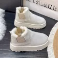 2024 Winter Women Snow Boots Plush Warm Non Slip Waterproof Ladies Flats Sneakers Casual Slip on Female Ankle Boots Botas Mujer. 