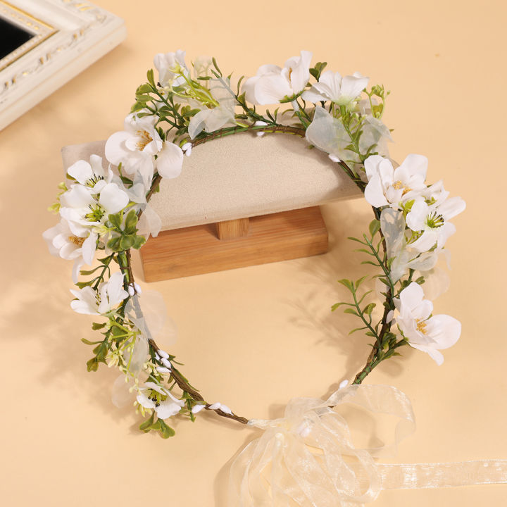 Fairy%20Purple%20Flower%20Wreath%20Headband%20Forest-Style%20Hairband%20for%20Girls%20and%20Adults,%20Artificial%20Flower%20Headband,%20Photo%20Prop,%20Flower%20Hair%20Accessory%20-%20Image%206