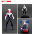 4 inches Original ZD Action Figure Toy Iron Man Scarlet Spider Miles Morales Spider-Man Venom Gwen Anime Movable Doll Model .