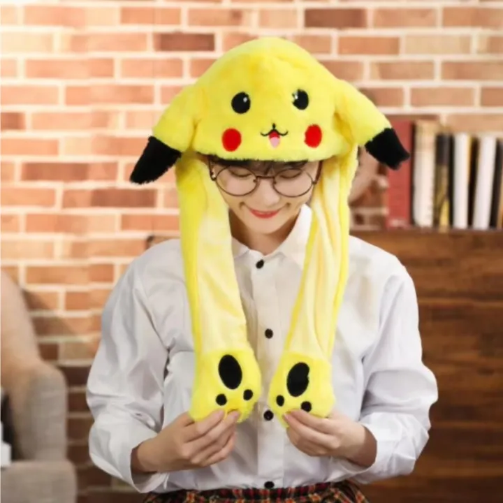 Glowing%20Rabbit%20Hats%20Children%20Plush%20Hat%20After%20Pressing%20The%20Paw%20The%20Ear%20Can%20Move%20Hair%20Band%20Decoration%20Prop%20Cosplay%20Adult%20Cute%20Hat%20-%20Image%202