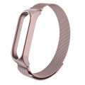 Stainless Steel Sports Strap For  Mi Band 6 5 4 Smartwatch Bracelet Smart band Rose Gold For MIBand5 mi5 MI band5 Metal. 
