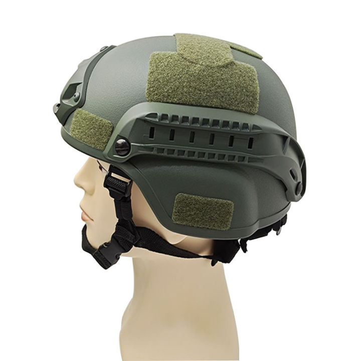 Military Tactical Protective MH Helmet SWAT Airsoft Paintball Fast Helmet Goggle