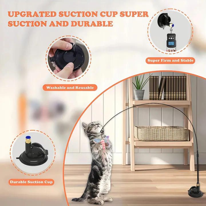 Cat%20Toys%20Cat%20Teaser%20Stick%20With%20Bell%20Extended%20Rod%20Suction%20Cup%20Self%20High%20And%20Durable%20Bite%20Teaser%20Tool%20Replaceable%20Feather%20Head%20-%20Image%204