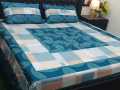 3 Piece Cotton Satan Embroidery Bedsheets. 