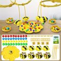 Little Bumblebee Multifunctional Board Game Puzzle Fishing Toys Interactive Educational Toys For Kids   Family Game. 