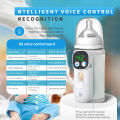 JUSTLANG Smart Voice Control Baby Bottle Warmer 7 Heat Level 8000mAh Multifunction Breast Milk Warmer Accurate Temperature. 