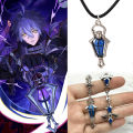 Genshin Impact Lightkeepers Flins Cosplay Pendant Anime Kyryll Chudomirovich Flins Metal DIY Necklace Backpack  Halloween. 
