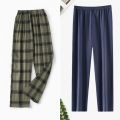 Men's Pajama Pants Spring and Autumn Thin Trousers Casual Summer Large Size Loose Home Pants Can Be Worn Outside. 