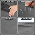 2pcs of Solid Color Elastic Toilet Seat Cover Easy To Disassemble Durable Toilet Lid Water Tank Dust Protection Cover Bathroom.