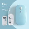 Bluetooth-compatible Mouse for Laptop iPad Air Pro Tablet PC Wireless Mouse Silent Computer Mice Portable Working Gaming Mouse. 