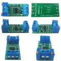 0-5V/0-10V to 4-20mA/0-20mA Voltage to Current Analog IO Module Transmitter V/I Linear Converter for PLC RS485 Sensor. 