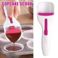 Cupcake Scoop Cake Biscuit Decorating tools Cake Pushed Dispensing Spoon Baking Spatula Shovel Measuring Cups Measuring Spoons. 