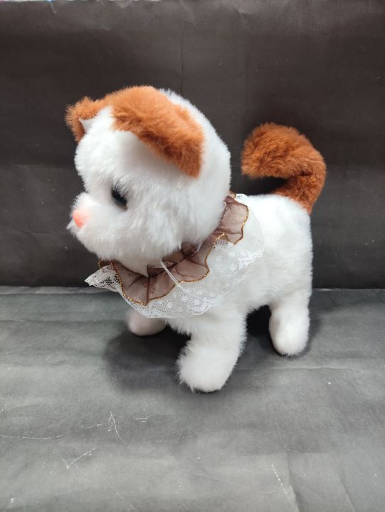 7"%20Inch%20Walking%20Plush%20Kitty%20Toy%20Stuffed%20Animal%20Electric%20Interactive%20with%20Dress%20Talking%20Musical%20Cute%20Plush%20Toy%20White%20Cat%20Tail%20Wagging%20Christmas%20Birthday%20Gifts%20for%20Kids%20Toddlers%20-%20Image%204