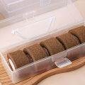 Transparent Rectangular Pvc Cake Box Storage Packaging Box Baked Dessert Biscuit Party Food Western Pastry Kraft Storage Box. 
