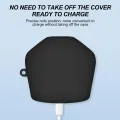 Headphone Storage Case For Lenovo GM2 PRO Wireless Headset Cover Silicone Carry Bag Shockproof Earphone Protector with Carabiner. 