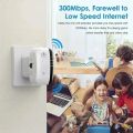 Wifi Repeater Wireless Signal Amplifier Extended Network Enhancer EU US Home Router 300m Through The Wall Bedroom Receive Moving. 